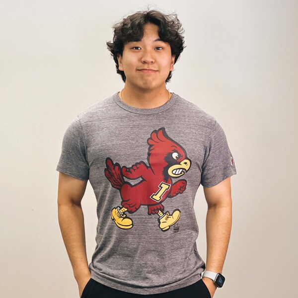 L2 Walking Cy Charcoal Gray T-Shirt